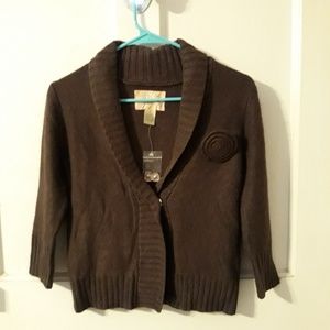 Fossil Cable Knit Sweater/Cardigan
